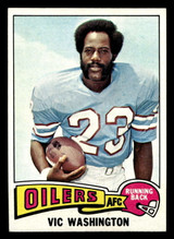 1975 Topps #83 Vic Washington Ex-Mint 1975 Topps #83 Vic Washington Ex-Mint