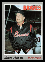 1970 Topps #86 Lum Harris Manager Ex-Mint ID: 486812 1970 Topps #86 Lum Harris Manager Ex-Mint ID: 486812