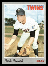 1970 Topps #93 Rick Renick Near Mint+ ID: 486830 1970 Topps #93 Rick Renick Near Mint+ ID: 486830