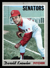 1970 Topps #106 Darold Knowles Near Mint  ID: 486871