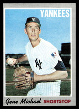 1970 Topps #114 Gene Michael Near Mint ID: 486886 1970 Topps #114 Gene Michael Near Mint ID: 486886