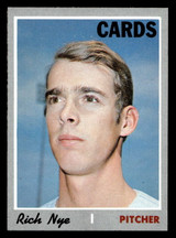 1970 Topps #139 Rich Nye Near Mint+ ID: 486933 1970 Topps #139 Rich Nye Near Mint+ ID: 486933