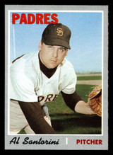 1970 Topps #212 Al Santorini Near Mint ID: 487053 1970 Topps #212 Al Santorini Near Mint ID: 487053
