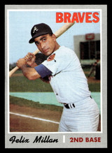 1970 Topps #710 Felix Millan Near Mint ID: 487633 1970 Topps #710 Felix Millan Near Mint ID: 487633