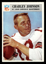 1966 Philadelphia #163 Charley Johnson Ex-Mint ID: 487902 1966 Philadelphia #163 Charley Johnson Ex-Mint ID: 487902