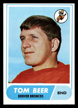 1968 Topps #42 Tom Beer Near Mint ID: 488068 1968 Topps #42 Tom Beer Near Mint ID: 488068