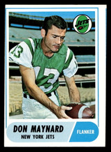 1968 Topps #169 Don Maynard Ex-Mint Miscut 1968 Topps #169 Don Maynard Ex-Mint Miscut
