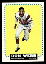 1964 Topps #20 Don Webb Near Mint RC Rookie ID: 488347 1964 Topps #20 Don Webb Near Mint RC Rookie ID: 488347