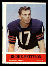 1964 Philadelphia #23 Richie Petitbon Ex-Mint Miscut 1964 Philadelphia #23 Richie Petitbon Ex-Mint Miscut