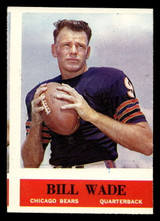 1964 Philadelphia #26 Bill Wade Ex-Mint Miscut 1964 Philadelphia #26 Bill Wade Ex-Mint Miscut