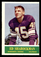1964 Philadelphia #108 Ed Sharockman Ex-Mint Miscut 1964 Philadelphia #108 Ed Sharockman Ex-Mint Miscut