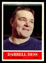 1964 Philadelphia #116 Darrell Dess Very Good ID: 488594 1964 Philadelphia #116 Darrell Dess Very Good ID: 488594