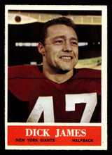 1964 Philadelphia #118 Dick James Near Mint ID: 488596 1964 Philadelphia #118 Dick James Near Mint ID: 488596
