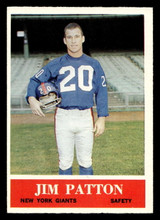 1964 Philadelphia #122 Jim Patton Very Good ID: 488606 1964 Philadelphia #122 Jim Patton Very Good ID: 488606