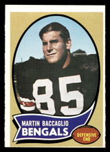 1970 Topps #187 Martin Baccaglio Near Mint RC Rookie Miscut 1970 Topps #187 Martin Baccaglio Near Mint RC Rookie Miscut