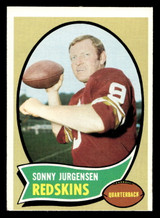 1970 Topps #200 Sonny Jurgensen Excellent+ ID: 488755 1970 Topps #200 Sonny Jurgensen Excellent+ ID: 488755
