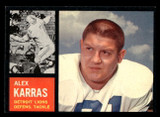 1962 Topps #58 Alex Karras Ex-Mint 1962 Topps #58 Alex Karras Ex-Mint