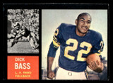 1962 Topps #80 Dick Bass Excellent SP 1962 Topps #80 Dick Bass Excellent SP