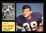 1962 Topps #92 Hugh McElhenny Ex-Mint SP ID: 489137 1962 Topps #92 Hugh McElhenny Ex-Mint SP ID: 489137