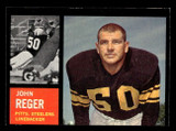 1962 Topps #135 John Reger Ex-Mint SP Miscut 1962 Topps #135 John Reger Ex-Mint SP Miscut