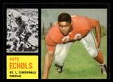 1962 Topps #149 Fate Echols Near Mint SP ID: 489264 1962 Topps #149 Fate Echols Near Mint SP ID: 489264