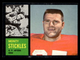 1962 Topps #155 Monty Stickles Near Mint ID: 489284 1962 Topps #155 Monty Stickles Near Mint ID: 489284