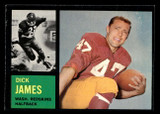 1962 Topps #165 Dick James Ex-Mint ID: 489312 1962 Topps #165 Dick James Ex-Mint ID: 489312