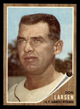 1962 Topps #33 Don Larsen UER Very Good ID: 489346 1962 Topps #33 Don Larsen UER Very Good ID: 489346