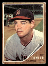 1962 Topps #128 Art Fowler UER Very Good ID: 489356 1962 Topps #128 Art Fowler UER Very Good ID: 489356