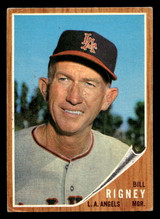 1962 Topps #549 Bill Rigney Very Good SP High #  ID: 489533