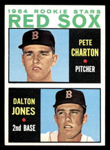 1964 Topps #459 Pete Charton/Dalton Jones Red Sox Rookies Near Mint RC Rookie ID: 489926 1964 Topps #459 Pete Charton/Dalton Jones Red Sox Rookies Near Mint RC Rookie ID: 489926