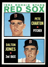 1964 Topps #459 Pete Charton/Dalton Jones Red Sox Rookies Near Mint RC Rookie ID: 489927 1964 Topps #459 Pete Charton/Dalton Jones Red Sox Rookies Near Mint RC Rookie ID: 489927