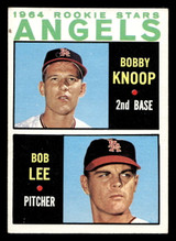 1964 Topps #502 Bobby Knoop/Bob Lee Angels Rookies Excellent+ RC Rookie ID: 490016 1964 Topps #502 Bobby Knoop/Bob Lee Angels Rookies Excellent+ RC Rookie ID: 490016