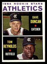 1964 Topps #528 Dave Duncan/Tommie Reynolds Athletics Rookies Ex-Mint RC Rookie High# ID: 490079 1964 Topps #528 Dave Duncan/Tommie Reynolds Athletics Rookies Ex-Mint RC Rookie High# ID: 490079