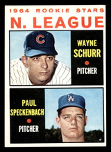 1964 Topps #548 National League Rookies Wayne Schurr/Paul Speckenbach Ex-Mint RC Rookie High# 1964 Topps #548 National League Rookies Wayne Schurr/Paul Speckenbach Ex-Mint RC Rookie High#