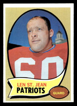 1970 Topps #33 Len St. Jean Near Mint RC Rookie ID: 490211 1970 Topps #33 Len St. Jean Near Mint RC Rookie ID: 490211