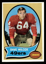 1970 Topps #57 Dave Wilcox Near Mint 1970 Topps #57 Dave Wilcox Near Mint