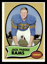 1970 Topps #68 Jack Pardee Near Mint ID: 490254 1970 Topps #68 Jack Pardee Near Mint ID: 490254