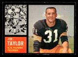 1962 Topps #66 Jim Taylor Ex-Mint SP ID: 490427 1962 Topps #66 Jim Taylor Ex-Mint SP ID: 490427