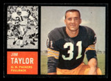 1962 Topps #66 Jim Taylor Ex-Mint SP ID: 490429 1962 Topps #66 Jim Taylor Ex-Mint SP ID: 490429