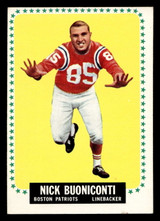 1964 Topps #3 Nick Buoniconti Near Mint 1964 Topps #3 Nick Buoniconti Near Mint