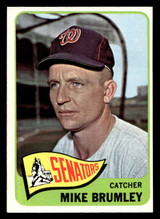1965 Topps #523 Mike Brumley Very Good SP 1965 Topps #523 Mike Brumley Very Good SP