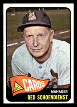 1965 Topps #556 Red Schoendienst Near Mint SP 1965 Topps #556 Red Schoendienst Near Mint SP