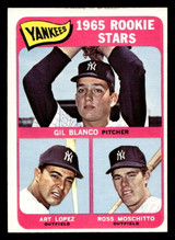 1965 Topps #566 Blanco/Art Lopez/Ross Moschitto Yankees Rookies Gil Near Mint RC Rookie ID: 491382 1965 Topps #566 Blanco/Art Lopez/Ross Moschitto Yankees Rookies Gil Near Mint RC Rookie ID: 491382