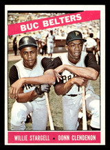 1966 Topps #99 Willie Stargell/Donn Clendenon Buc Belters Near Mint ID: 491788 1966 Topps #99 Willie Stargell/Donn Clendenon Buc Belters Near Mint ID: 491788