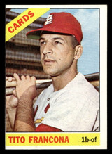 1966 Topps #163 Tito Francona Excellent ID: 491915 1966 Topps #163 Tito Francona Excellent ID: 491915