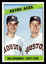 1966 Topps #273 Bob Aspromonte/Rusty Staub Astro Aces Near Mint  ID: 492141