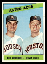 1966 Topps #273 Bob Aspromonte/Rusty Staub Astro Aces G-VG 1966 Topps #273 Bob Aspromonte/Rusty Staub Astro Aces G-VG