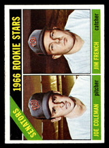 1966 Topps #333 Joe Coleman/Jim French Senators Rookies Ex-Mint RC Rookie  ID: 492244