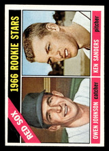 1966 Topps #356 Owen Johnson/Ken Sanders Red Sox Rookies G-VG RC Rookie 1966 Topps #356 Owen Johnson/Ken Sanders Red Sox Rookies G-VG RC Rookie